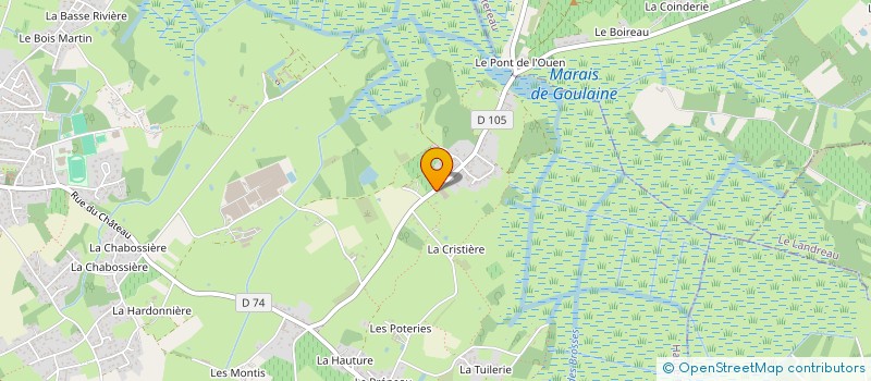 localisation de l'entreprise SCI AL-PHA  HAUTE-GOULAINE