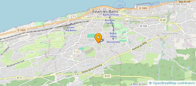 localisation de l'entreprise SCI AL RUBAISHI  EVIAN-LES-BAINS