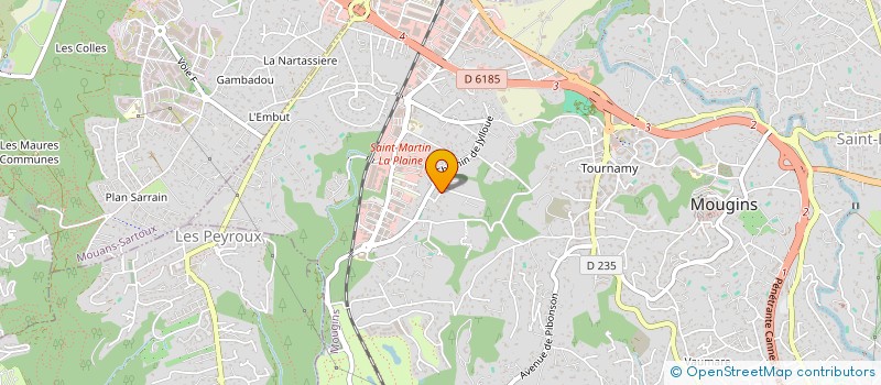 localisation de l'entreprise SCI AL&SA-IMMO  MOUGINS