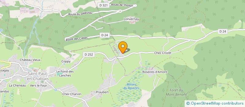 localisation de l'entreprise SCI AL SALEH  LUGRIN