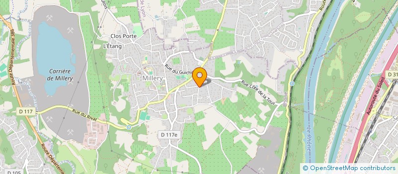 localisation de l'entreprise SCI AL SAVAUDIERE  MILLERY