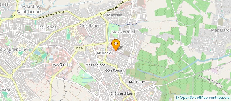 localisation de l'entreprise SCI AL SOL  PERPIGNAN
