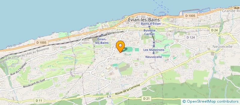 localisation de l'entreprise SCI AL SOUSSI AL WARRAQ  EVIAN-LES-BAINS