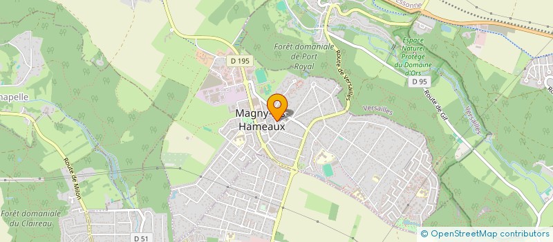 localisation de l'entreprise SCI AL-THE MA  MAGNY-LES-HAMEAUX