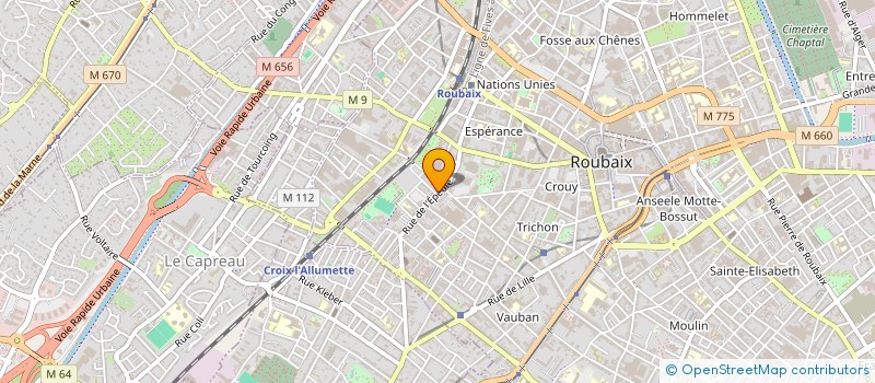 localisation de l'entreprise SCI AL TUN  ROUBAIX