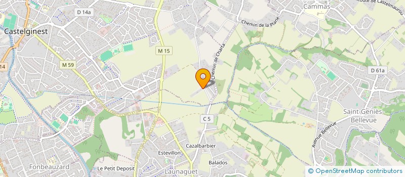 localisation de l'entreprise SCI AL VIGNE DE CARLES  CASTELGINEST