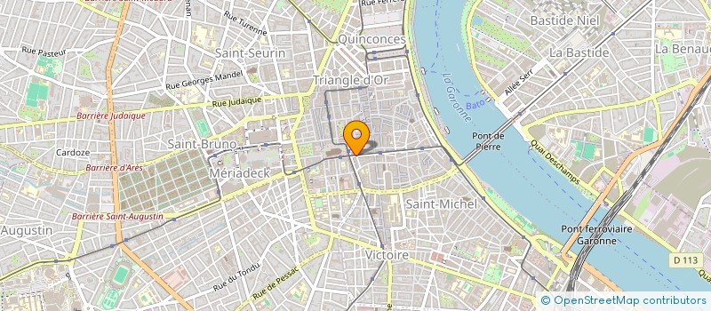 localisation de l'entreprise SCI AL128  BORDEAUX