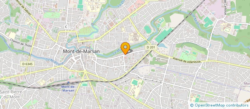 localisation de l'entreprise SCI AL2 à MONT-DE-MARSAN