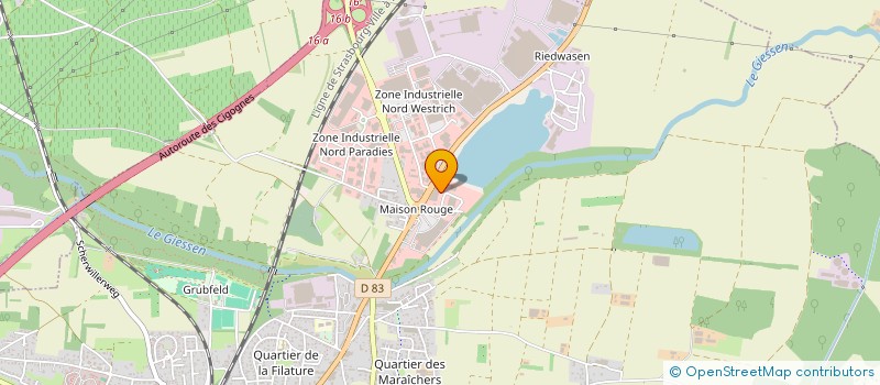 localisation de l'entreprise SCI AL2K  SELESTAT