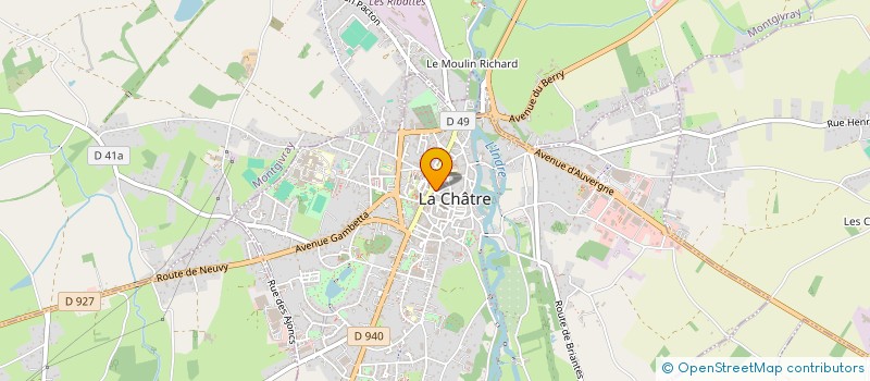 localisation de l'entreprise SCI AL36 à LA CHATRE