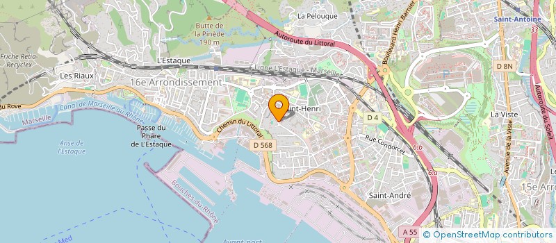 localisation de l'entreprise SCI ALA à MARSEILLE 16EME