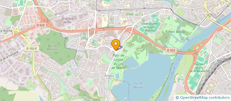 localisation de l'entreprise SCI ALA à ANGERS