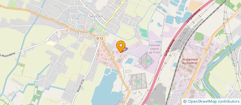 localisation de l'entreprise SCI ALABAMA  SEYSSES