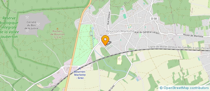 localisation de l'entreprise SCI ALABAMA  BOURRON-MARLOTTE