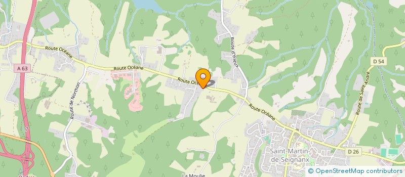 localisation de l'entreprise SCI ALABAZ  SAINT-MARTIN-DE-SEIGNANX