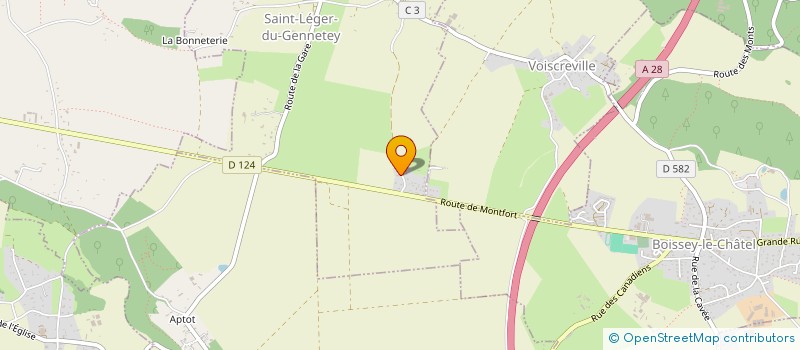 localisation de l'entreprise SCI ALABERT DE LA CHARICIERE  SAINT-LEGER-DU-GENNETEY