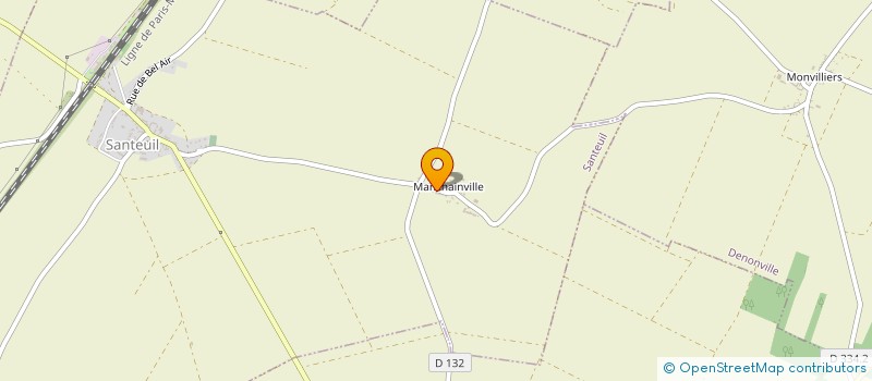 localisation de l'entreprise SCI ALADEN à SANTEUIL