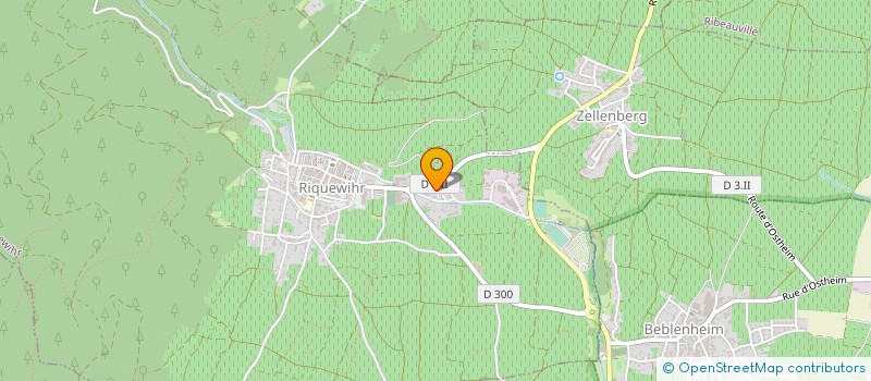 localisation de l'entreprise SCI ALADIN  RIQUEWIHR