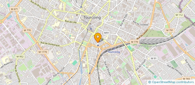 localisation de l'entreprise SCI ALADIN  TOURCOING