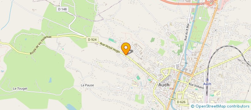 localisation de l'entreprise SCI ALADIN  AUCH