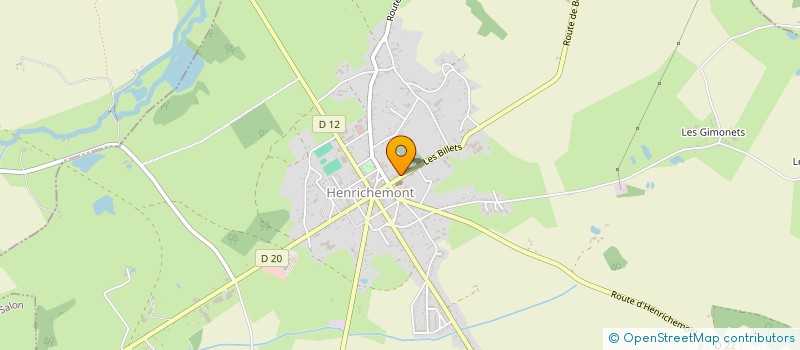 localisation de l'entreprise SCI ALADINS  HENRICHEMONT