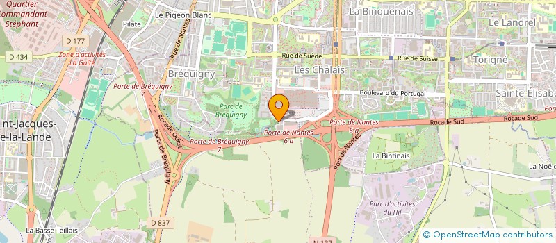localisation de l'entreprise SCI ALADUN  RENNES