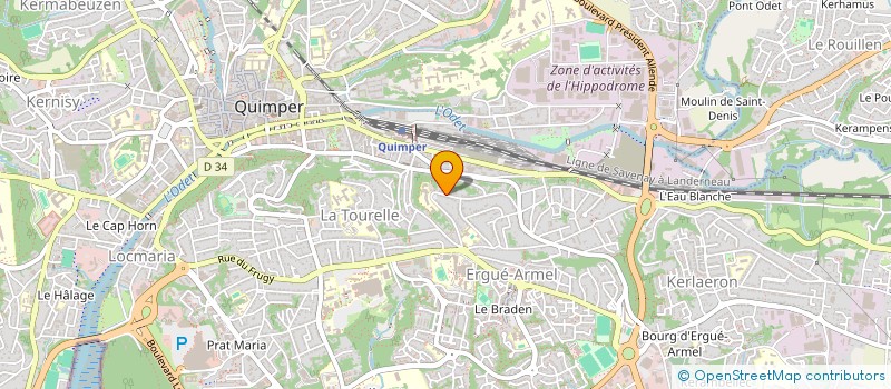 localisation de l'entreprise SCI ALAE  PLEUVEN