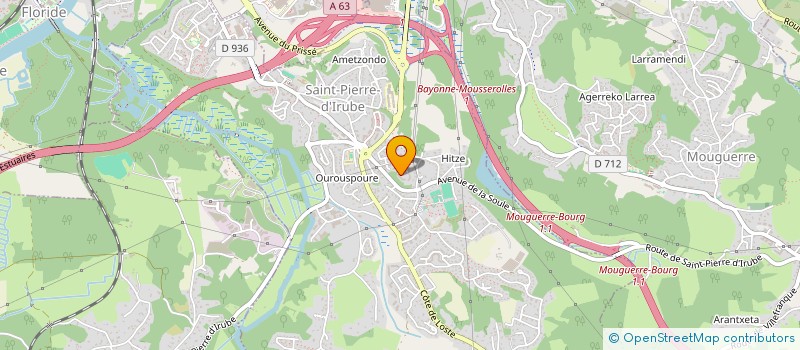 localisation de l'entreprise SCI ALAIA  SAINT-PIERRE-D'IRUBE