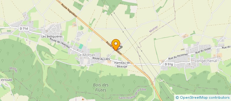 localisation de l'entreprise SCI ALAIMO  MOTTIER