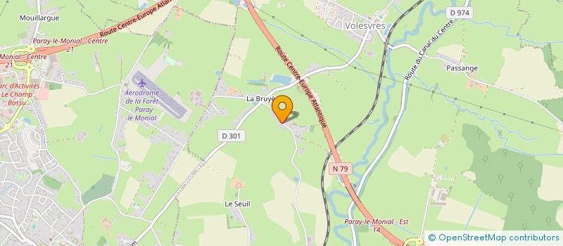 localisation de l'entreprise SCI ALAIMO ET LES DEUX ROSES  VOLESVRES