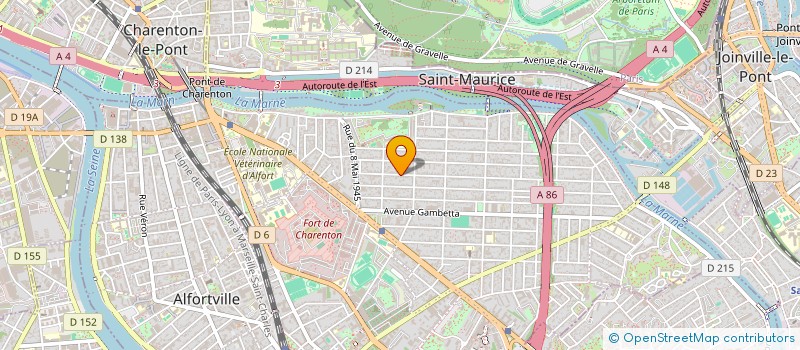 localisation de l'entreprise SCI ALAIN à MAISONS-ALFORT