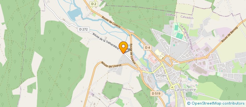 localisation de l'entreprise SCI ALAIN  LIVAROT-PAYS-D'AUGE