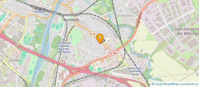 localisation de l'entreprise SCI ALAIN à SAINT-OUEN-L'AUMONE