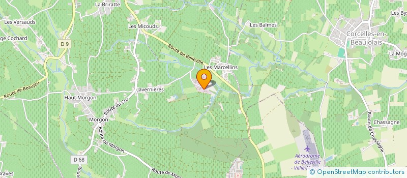 localisation de l'entreprise SCI ALAIN  VILLIE-MORGON