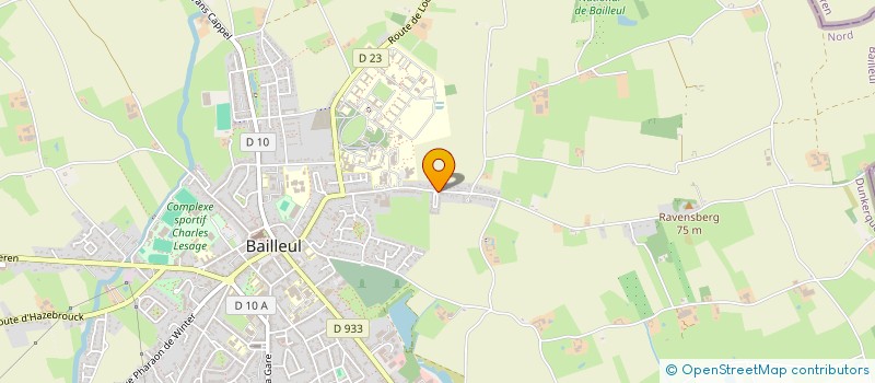 localisation de l'entreprise SCI ALAIN à BAILLEUL