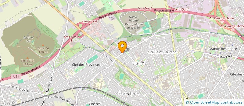 localisation de l'entreprise SCI ALAIN  LENS