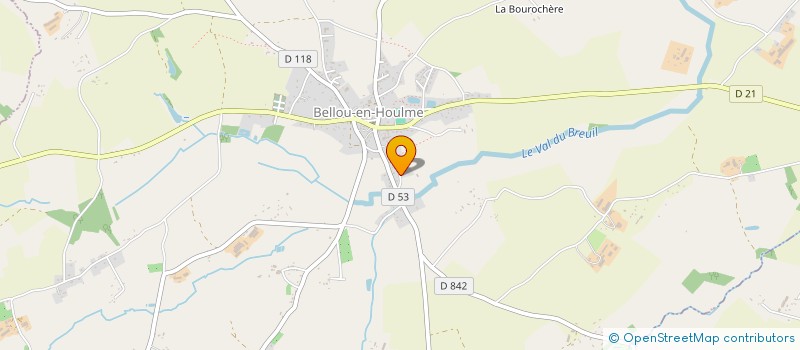 localisation de l'entreprise SCI ALAIN CLAUDIA RAPHAEL à BELLOU-EN-HOULME
