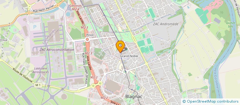 localisation de l'entreprise SCI ALAIN ET ALICE  BLAGNAC