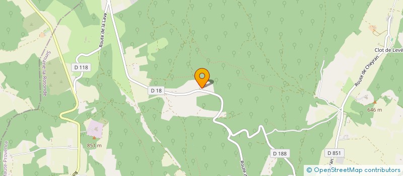 localisation de l'entreprise SCI ALAIN ET GILBERT  SIMIANE-LA-ROTONDE