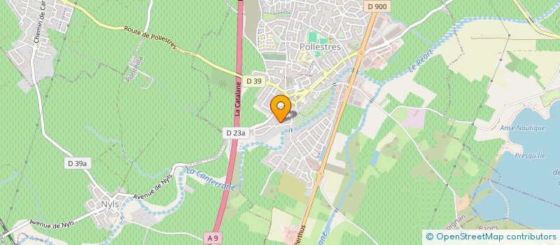 localisation de l'entreprise SCI ALAIN ET NATHALIE  POLLESTRES