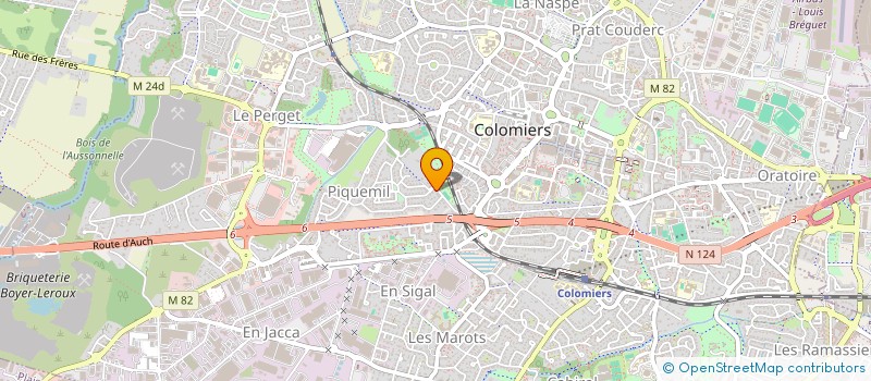 localisation de l'entreprise SCI ALAIN FORT à COLOMIERS