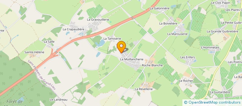 localisation de l'entreprise SCI ALAIN LA RIVIERE  SAINT-PHILBERT-DE-GRAND-LIEU