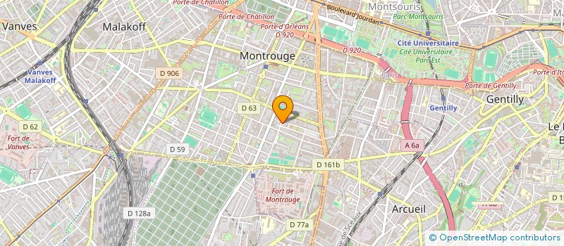 localisation de l'entreprise SCI ALAIN REVAH  MONTROUGE