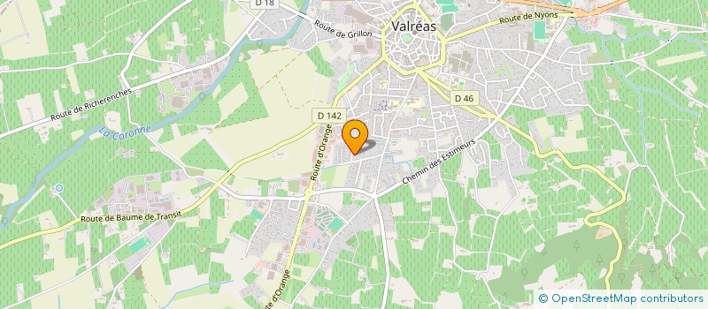 localisation de l'entreprise SCI ALAIN & ROSE à VALREAS