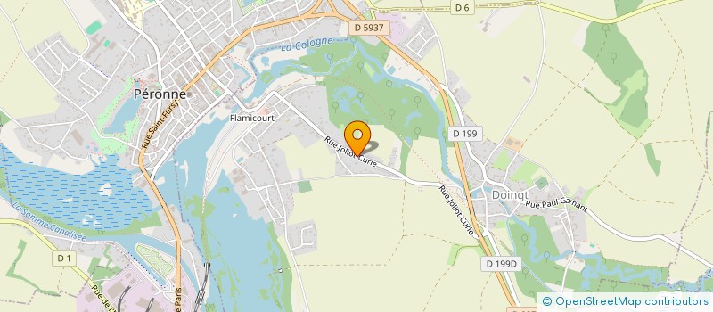 localisation de l'entreprise SCI ALAIN TUTRICE ALBERT  DOINGT