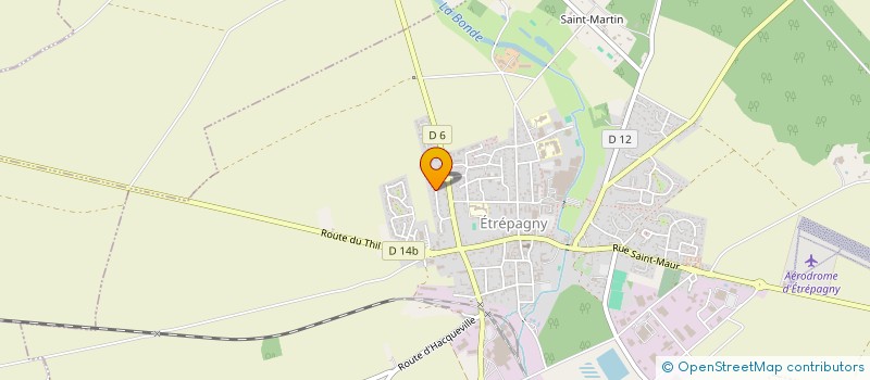 localisation de l'entreprise SCI ALAINOISE  ETREPAGNY