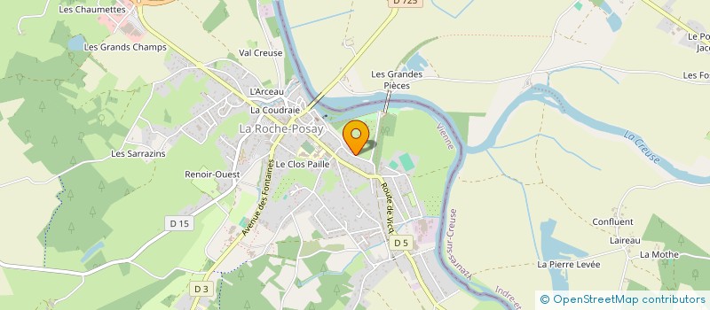 localisation de l'entreprise SCI ALALIZON  LA ROCHE-POSAY