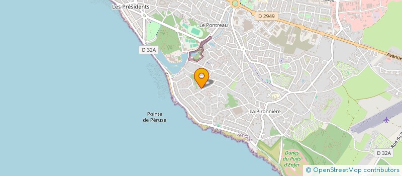 localisation de l'entreprise SCI ALAMANDA à LES SABLES D'OLONNE