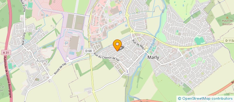 localisation de l'entreprise SCI ALAMANDA  MARLY