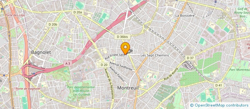 localisation de l'entreprise SCI ALAMANDA à MONTREUIL